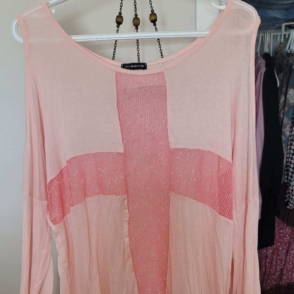Light pink top size lrg